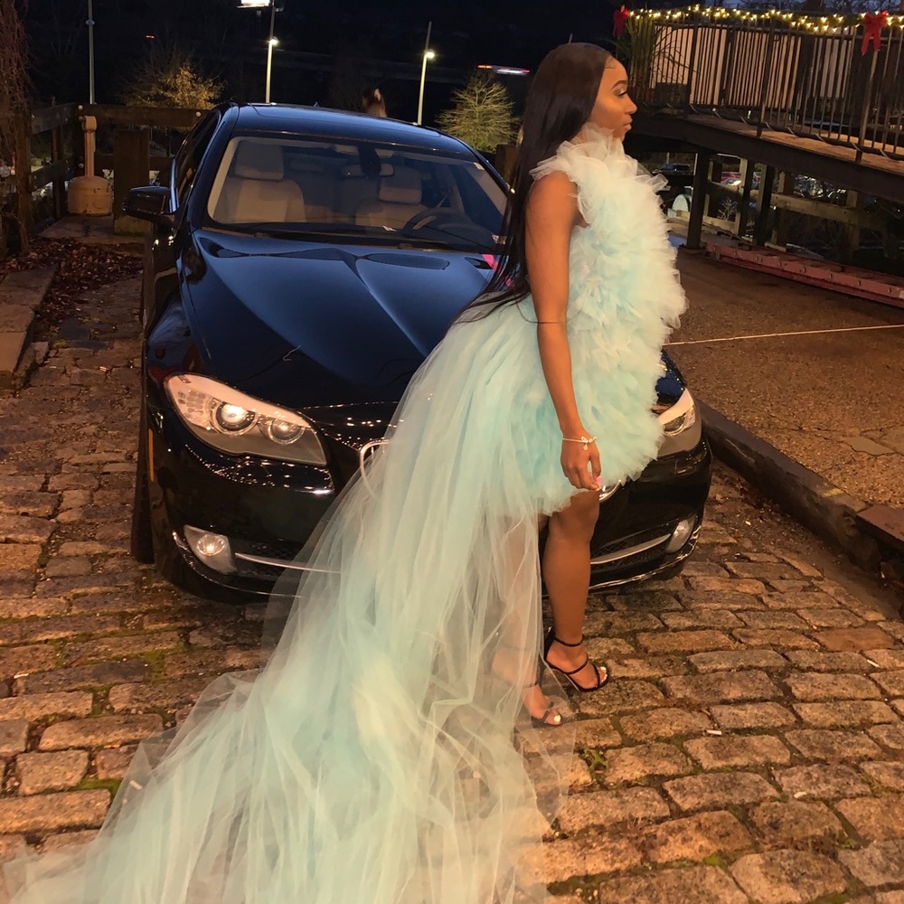 TIFFANY BLUE TULLE DRESS